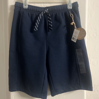 Dip Boys Black Shorts With Side Pockets Size L 12-14 New-image