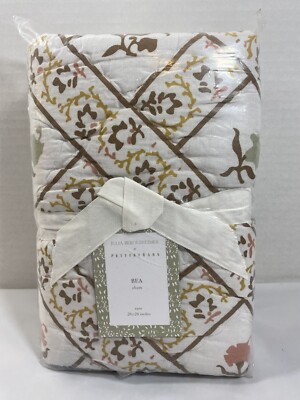 Pottery Barn Julia Berolzheimer Trellis Handcrafted Reversible Euro Sham-image