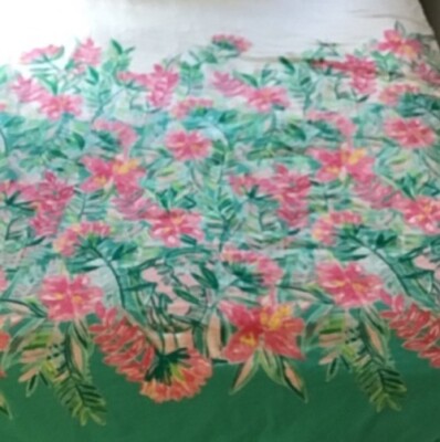 Pottery Barn Lilly Pulitzer Jungle Lilly Duvet Cover Full Queen-image