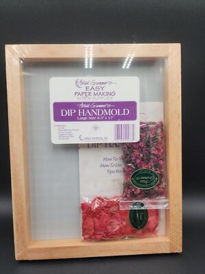 Arnold Grummer Easy Paper Making Kit Dip Handmold Large Size 8.5” X 11”-image