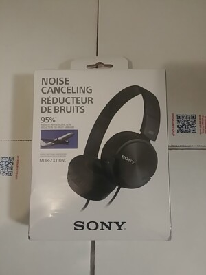 Sony ZX110NC Headband Wired Headphones - Black-image
