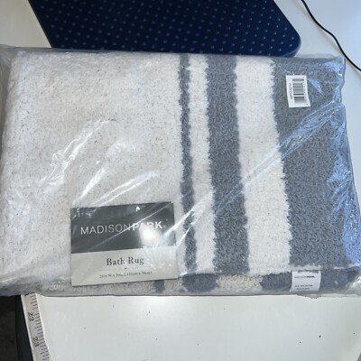 Madison Park Spa Reversible Cotton Bath Rug, 20