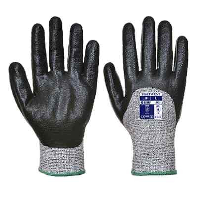 PORTWEST CUT  3/4 NITRILE FOAM GLOVES  ANSI CUT LEVEL 3 A621 3/4 DIPPED S-3X *-image