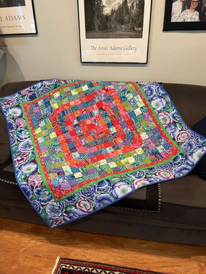 Hand Made Quilt - By CandyBanks Studio-image