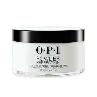 OPI Powder Perfection Dip Powder 4.25 oz Large Size - DP001 Clear Set Powder-image