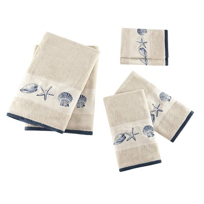Bayside Cotton Highly Absorbent Bathroom Towel Set , 6-Piece Include 2 Bath T...-image