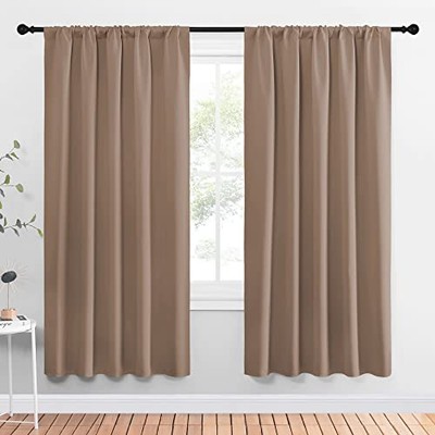 NICETOWN Kids Blackout Curtain Panels - Window Treatment Thermal Insulated Solid-image