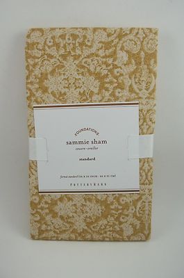 Pottery Barn Sammie Print Standard Sham Wheat  #155-image