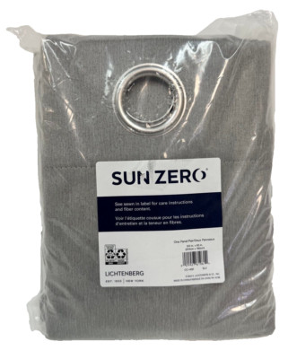 Sun Zero Hartford Room Darkening Grommet Curtains 100