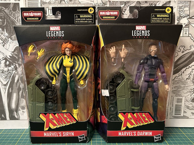 Marvel Legends Action Figure Siryn Darwin  Bonebreaker BAF LOT of 2-image