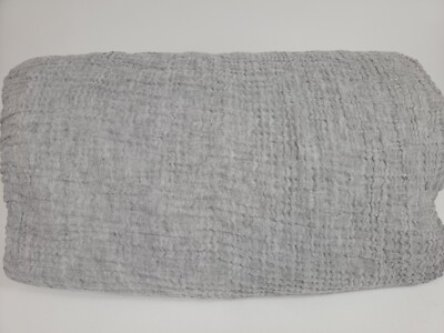 Pottery Barn Cloud Linen FULL / QUEEN Duvet Cover ~Gray-image