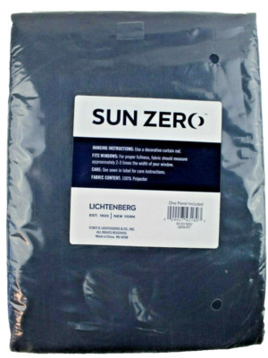 Sun Zero Energy Efficient Rod Pocket Curtain Panel 54
