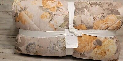 Pottery Barn Vivienne Floral Percale King Comforter NWT -image