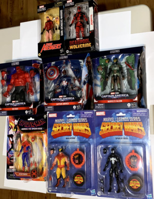 Warbird,Deadpool,Wolverine,Spider-Man,Parker,Falcon,America,Red Hulk - LOT 8 New-image