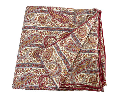 Vintage Beautiful Pottery Barn*Antoine Paisley Duvet Cover*KING-image