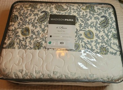 Madison Park 6 Piece Quilt Queen Set NWT-image