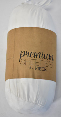 Lenjoy Premium 4 Piece Sheet Set Bedding Queen Size Ultra Soft Hypoallergenic-image