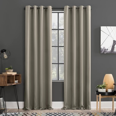 Soho 2-pack Blackout Energy Efficient Grommet Curtain Panel Pair, 54