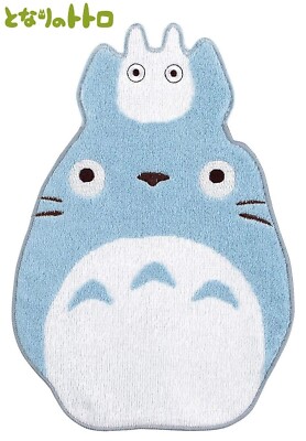 Marushin Studio Ghibli My Neighbor Totoro Medium Totoro Shaped Mini Towel Blue-image