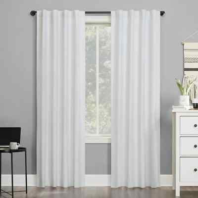 Sun Zero Cyrus Thermal Blackout Back Tab Curtain Panel, 96