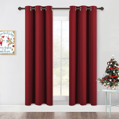 NICETOWN Bedroom Curtain Panels Blackout Draperies, Home Decorations Thermal-image