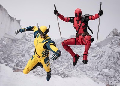 BANDAI S.H.Figuarts Deadpool & Wolverine Set Figure TAMASHII NATIONS New-image