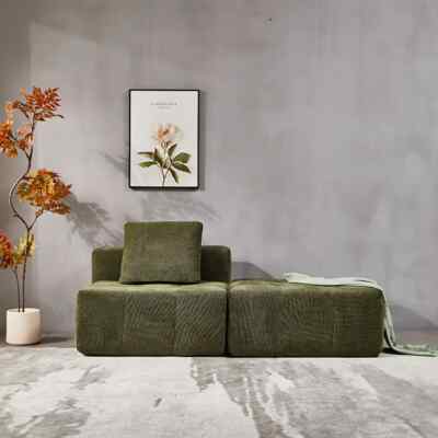 I-Shaped Sofa Studio Couch Chaise Lounge For Bedroom Chaise Modular Sofa Tatami-image