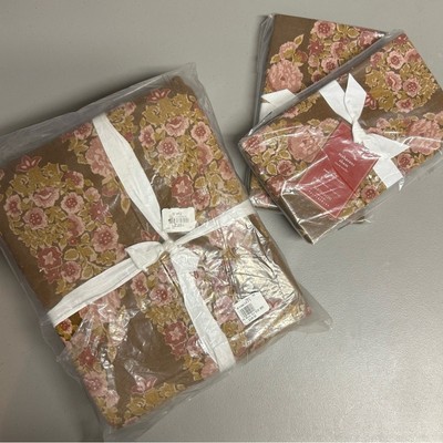 Pottery Barn Sabyasachi Maharani Print Duvet Cover Euro Shams King Cal King NWT-image