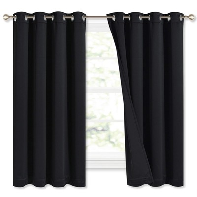 Complete 100% Blackout Curtains, Thermal Insulated Energy Efficiency Window D...-image