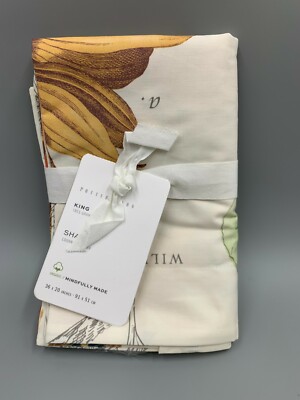 Pottery Barn Cara Sunflower Organic Sham King, Multicolor D70-image