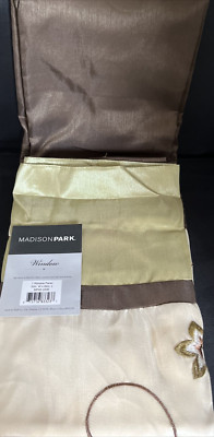 Madison Park Embroidered Curtain Panel 50