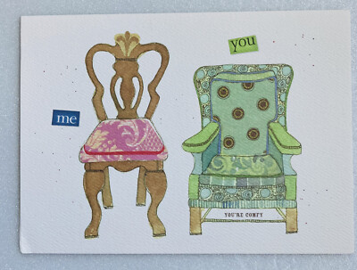 Vintage Madison Park Anniversary Card We Go Together So Well Comfy Chairs P1-image