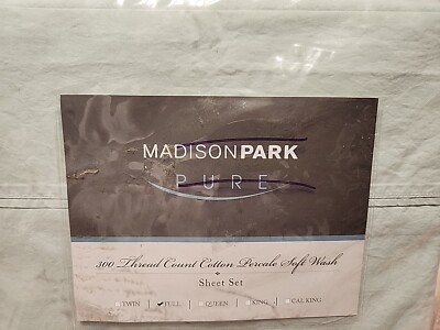 Madison Park Seafoam Full Sheet Set-image