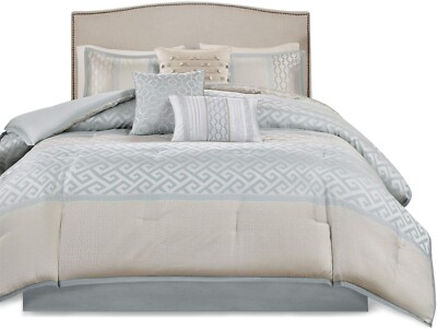 Madison Park Mp10-2415 Bennett 7 Piece Comforter Set, King(104