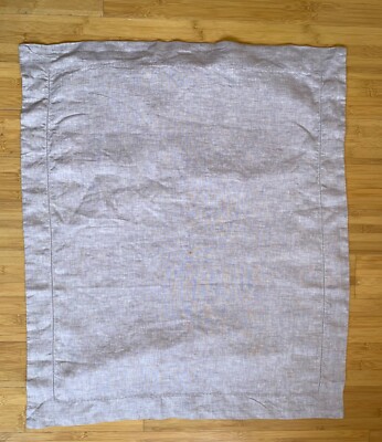 Pottery Barn Linen w Flange Standard Sham NWOT Smoky Quartz Lavender Color-image