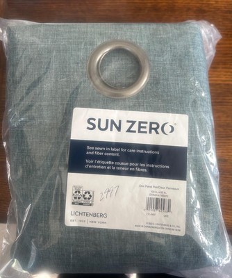 NIP Sun Zero Lichtenberg Blackout Curtains 1 Panel Pair 100