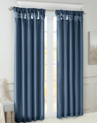Madison Park 100% Polyester Twisted Tab Lined Window Panel,MP40-2972/ 50''x 95''-image