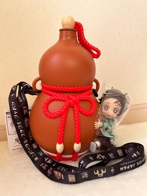USJ Exclusive Demon Slayer Tanjirou Kamado Hyotan Shaped Popcorn Bucket 2024 -image