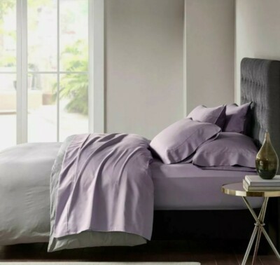 Cotton Blend 6pc Sheet Set 800 Thread Count (King) Purple-image