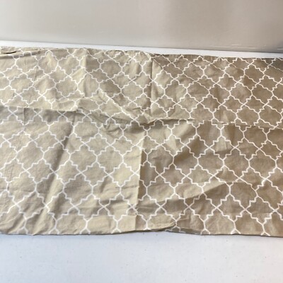 madison park pillowcase standard brown geometric 100% cotton modern-image