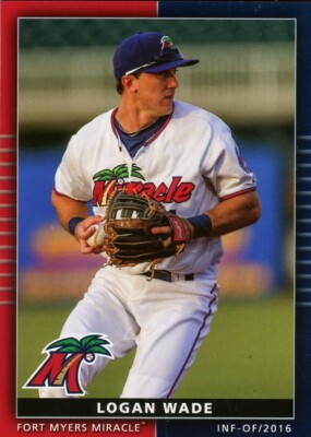 2016 Grandstand Fort Myers Miracle LOGAN WADE RC TWINS AUSTRALIA-image