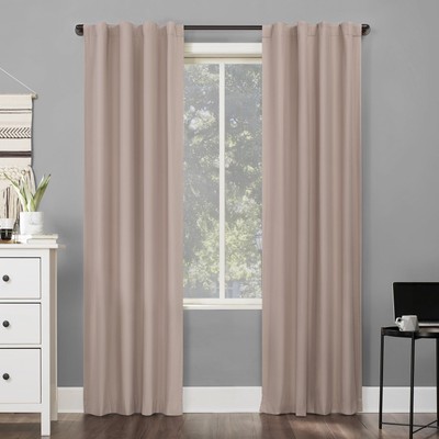 Cyrus 2-Pack Thermal 100% Blackout Back Tab Curtain Panel Pair, 40