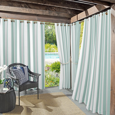Valencia 2-Pack Cabana Stripe Indoor/Outdoor UV Protectant Energy Efficient G...-image
