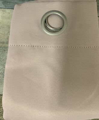 ⚡️Sun Zero Blackout Grommet Top Curtain Panel Lichtenberg Blush (40x95) Single👈-image