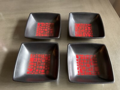 Set of 4 Gibson Studio Stonewear Bowls 7