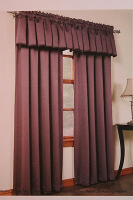 Black Gramercy Lichtenberg Room Darkening Window Curtain Panel 54