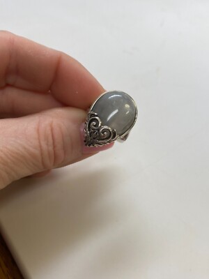 Studio Barse 925 Sterling Silver Grey Stone Ring Size 7 A69 PRELOVED!-image