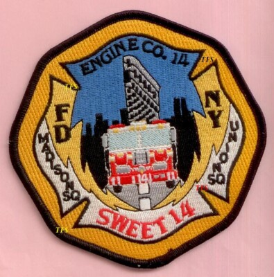 New York City Fire Dept Engine 14 Patch Union Square Madison Park-image