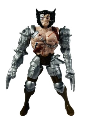 Vintage Wolverine Robot Toy Biz Uncanny X-Men 1994 Marvel Superheroes 5” Figure-image