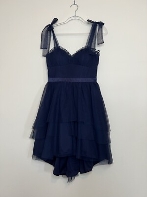 CITY STUDIO Tie Strap Sweetheart Neckline Above The Knee dress Juniors 1/2-image